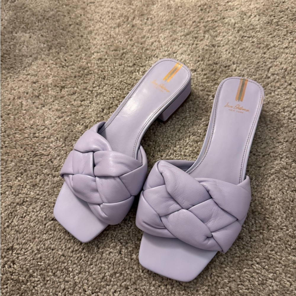 Sam Edelman Lavender Braided Slide Sandals